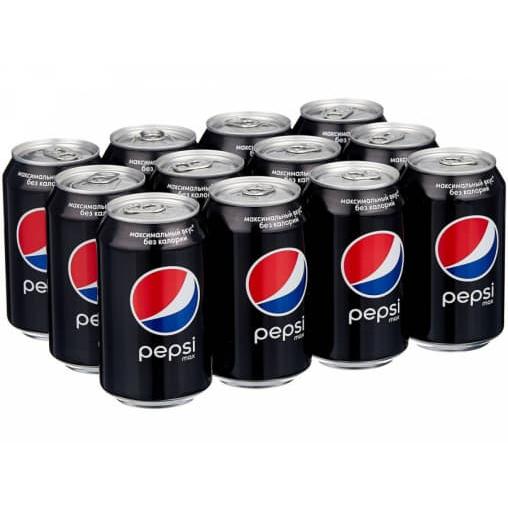 Газированный напиток Pepsi Max без сахара 330 мл ж/б