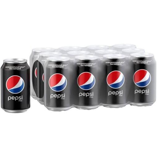 Газированный напиток Pepsi Max без сахара 330 мл ж/б