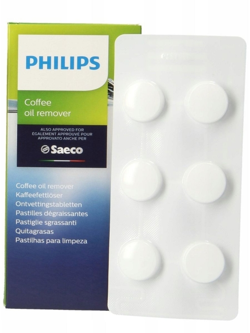 Philips Saeco таблетки для удаления кофейных масел 6 × 1,6 г