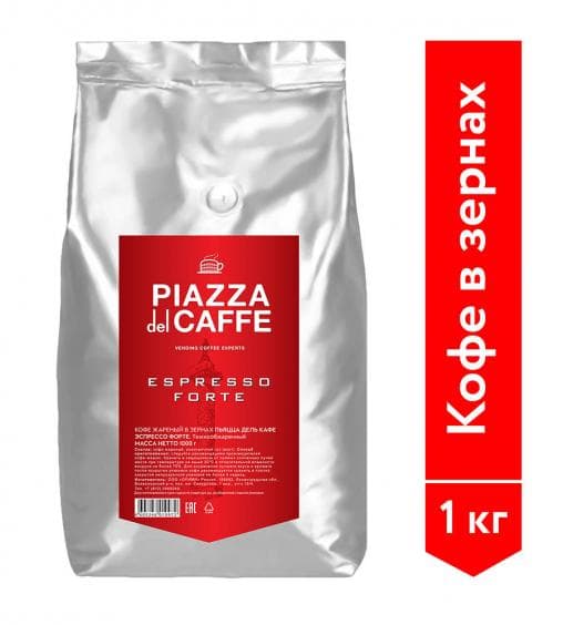 Кофе в зернах Piazza del Caffe Espresso Forte 1000 г