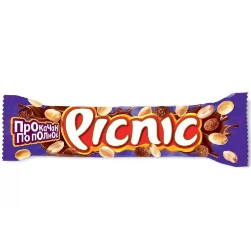 Батончик шоколадный Picnic арахис 38 г