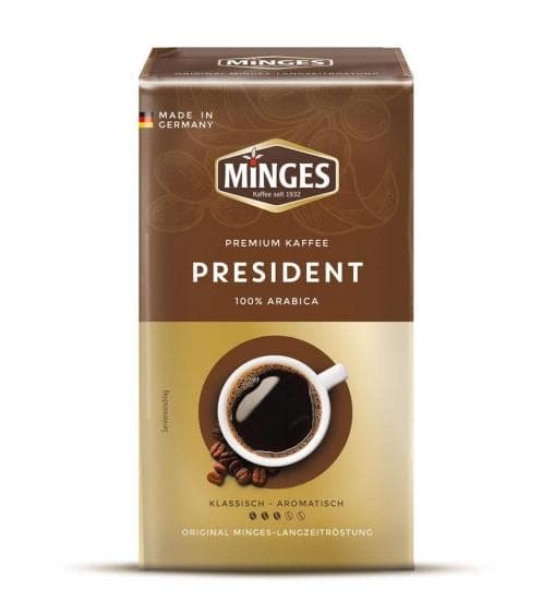 Кофе молотый Minges President 500 г (0,5 кг)