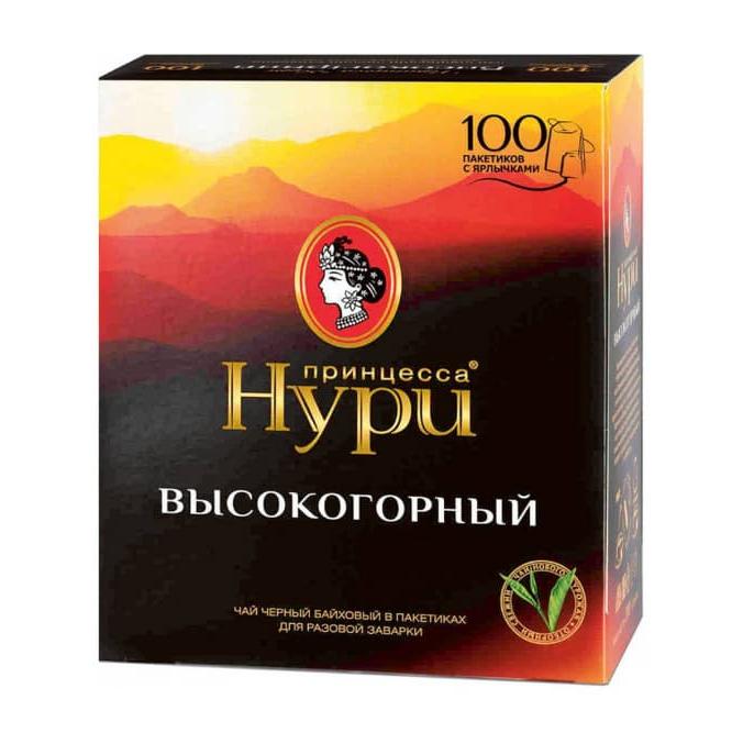 Чай черный Принцесса Нури Высокогорный 2 г × 100 пак.