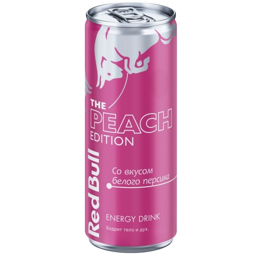 Red Bull Peach Edition Ред Булл со вкусом персика 250 мл ж/б