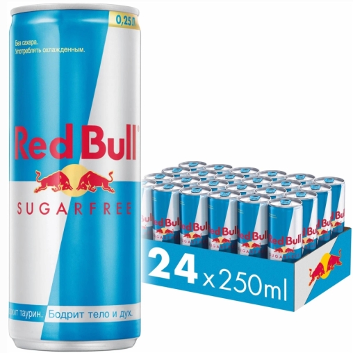 Red Bull SugarFree энергетический напиток 250 мл ж/б БЕЗ САХАРА
