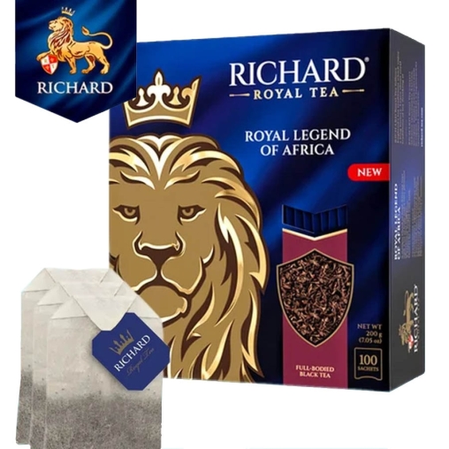 Чай черный Richard Royal LEGEND of AFRICA 100 саше × 2 г