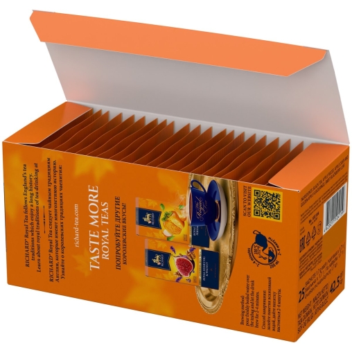 Чай Richard limited edition Royal APPLE CIDER чёрный ароматизированный 25 саше × 1.7 г