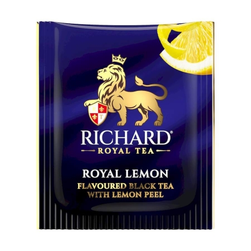 Чай Richard Royal LEMON чёрный ароматизированный 25 саше × 1.7 г