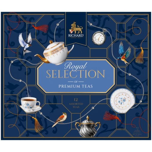 Чай Richard Royal Selection of Premium Teas ассорти 12 видов 72 саше