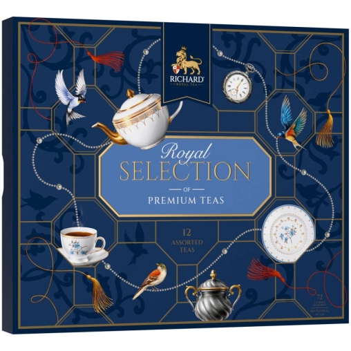 Чай Richard Royal Selection of Premium Teas ассорти 12 видов 72 саше
