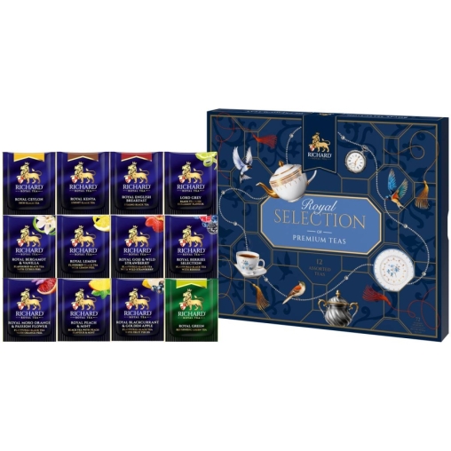 Чай Richard Royal Selection of Premium Teas ассорти 12 видов 72 саше