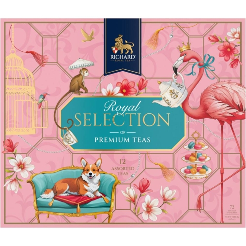 Чай Richard Royal Selection of Premium Teas ассорти 12 видов 72 саше