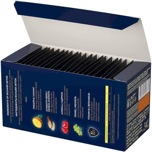 Чай Richard DETOX черный аромат. 20 саше × 1.7 г