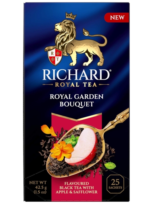 Чай Richard Royal GARDEN BOUQUET чёрный ароматизированный 25 саше × 1.7 г Чай Richard Royal GARDEN BOUQUET чёрный ароматизированный 25 саше × 1.7 г