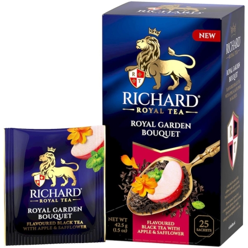 Чай Richard Royal GARDEN BOUQUET чёрный ароматизированный 25 саше × 1.7 г