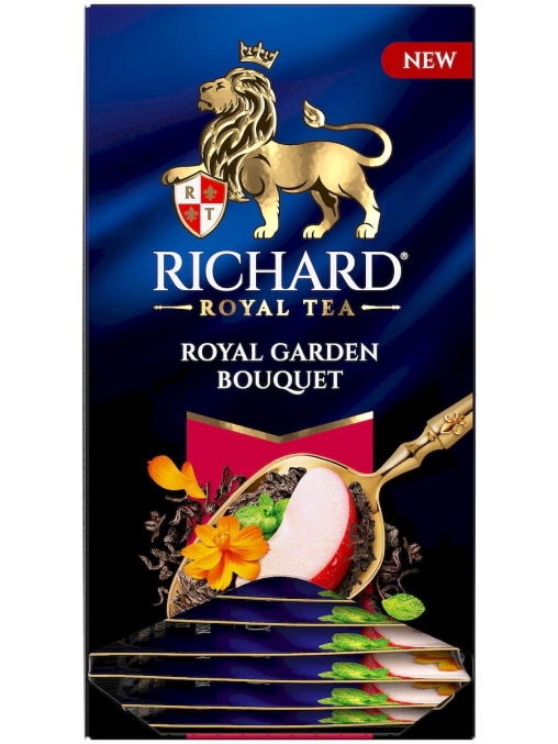 Чай Richard Royal GARDEN BOUQUET чёрный ароматизированный 25 саше × 1.7 г