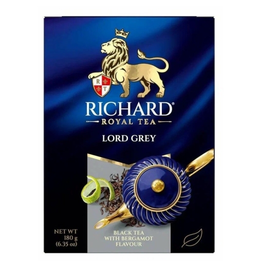 Чай черный Richard Lord Grey крупнолистовой 180 г