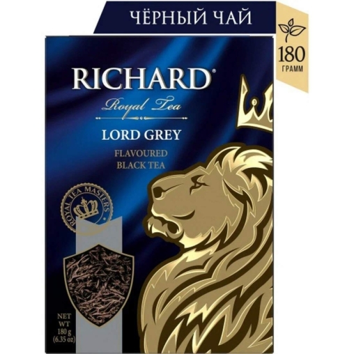 Чай черный Richard Lord Grey крупнолистовой 180 г