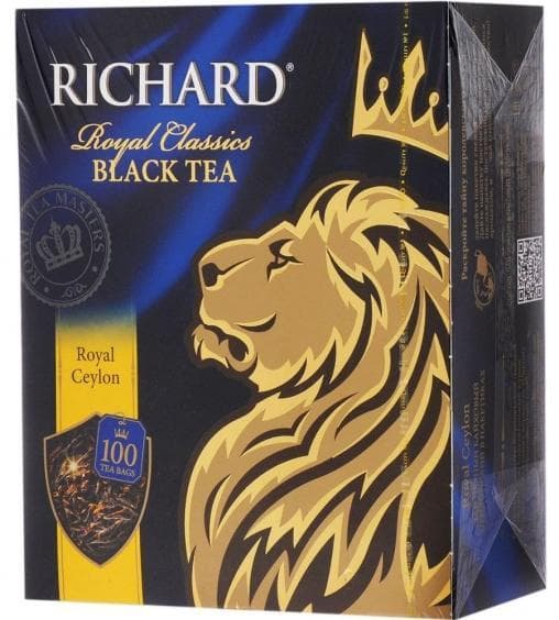 Чай черный Richard Royal Ceylon 100 пак. × 2 г