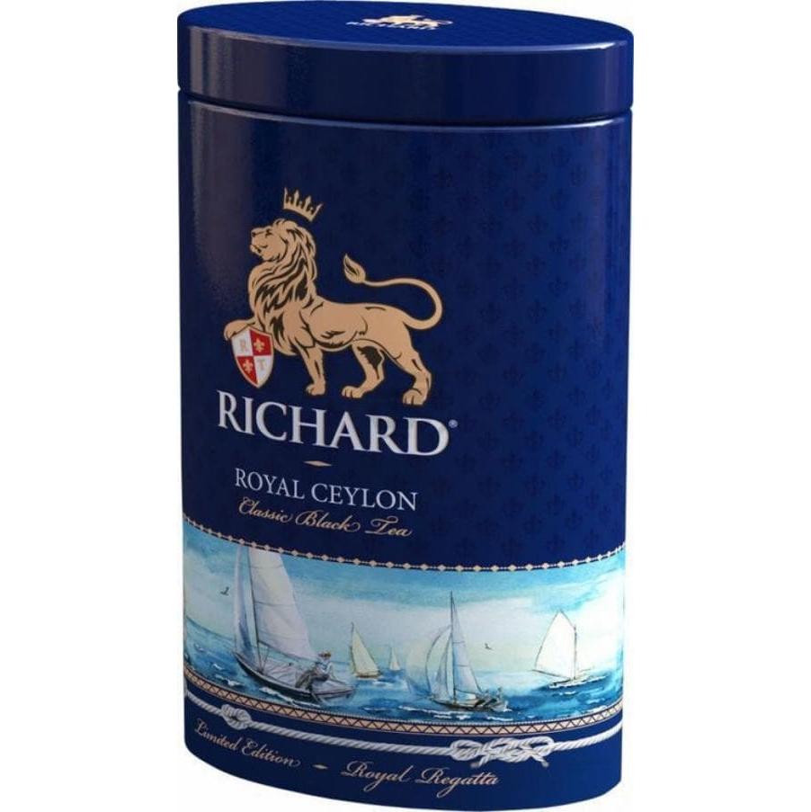 Подарочный чай Richard Royal Ceylon черн.листовой 80 г банка