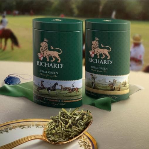 Подарочный чай Richard Royal Green зел. листовой 80г банка