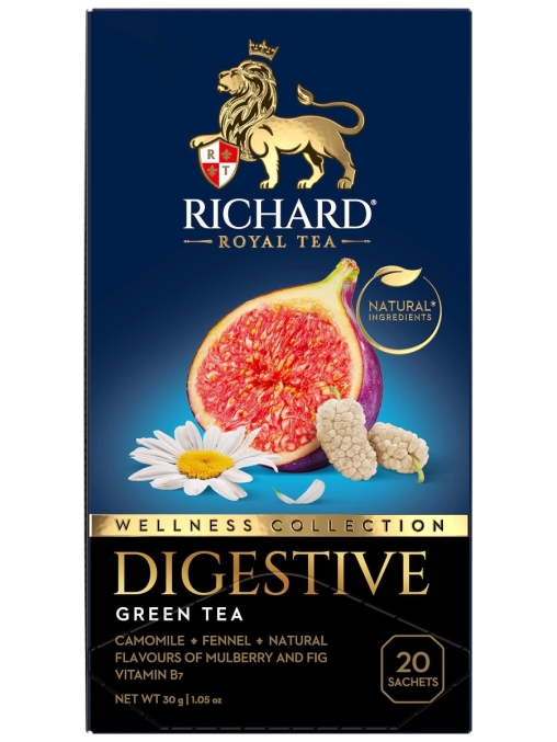 Чай Richard DIGESTIVE зеленый аромат. 20 саше × 1.5 г Чай Richard DIGESTIVE зеленый аромат. 20 саше × 1.5 г