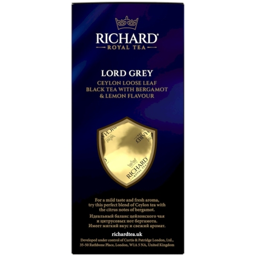 Чай черный Richard Lord Grey крупнолистовой 180 г