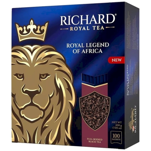 Чай черный Richard Royal LEGEND of AFRICA 100 саше × 2 г