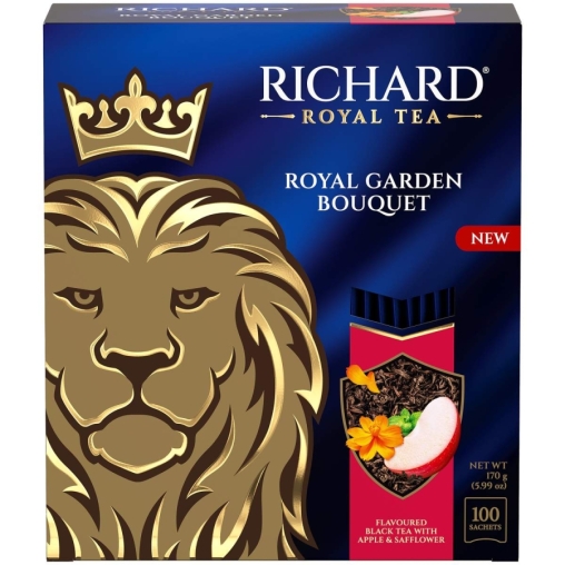 Чай Richard Royal GARDEN BOUQUET чёрный ароматизированный 100 саше × 1.7 г