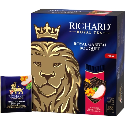 Чай Richard Royal GARDEN BOUQUET чёрный ароматизированный 100 саше × 1.7 г