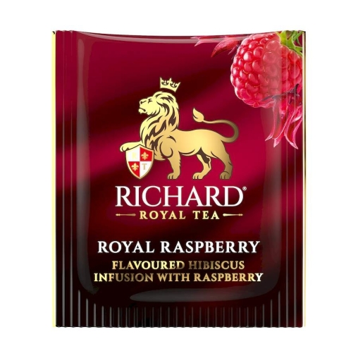 Чай Richard Royal Raspberry МАЛИНА цветочный ароматизированный 25 саше × 1.5 г