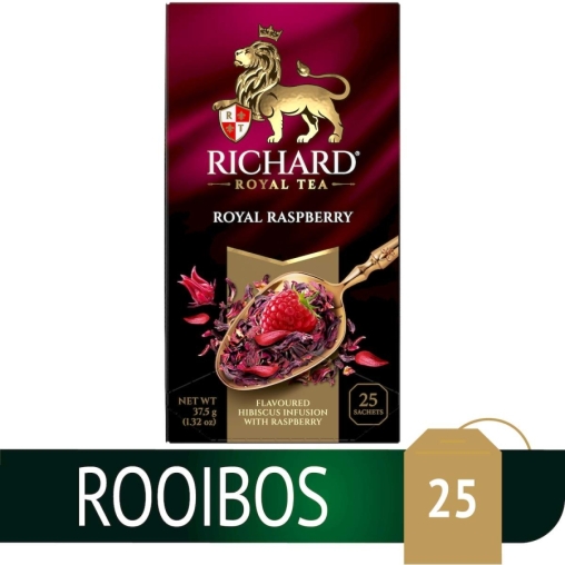Чай Richard Royal Raspberry МАЛИНА цветочный ароматизированный 25 саше × 1.5 г