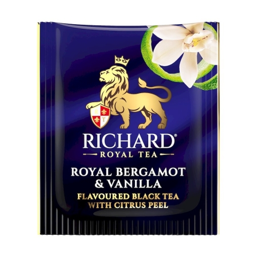 Чай черный Richard Royal Bergamot & Vanilla 100 саше × 2 г