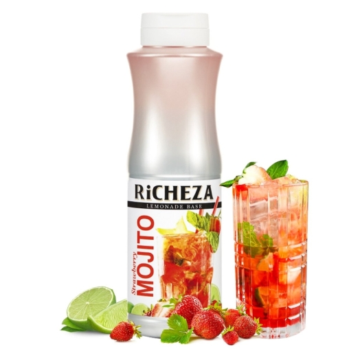 RiCHEZA Lemonade Base Основа для напитков Клубничный Мохито STRAWBERRY MOJITO 1000 г