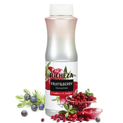Концентрат RiCHEZA Клюква Можжевельник CRANBERRY JUNIPER 1000 г