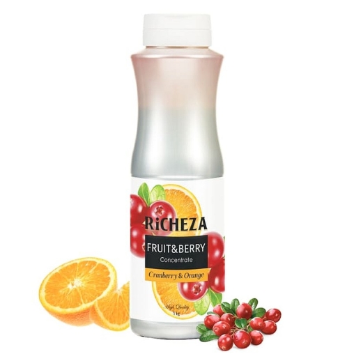 Концентрат RiCHEZA Клюква Апельсин CRANBERRY ORANGE 1000 г