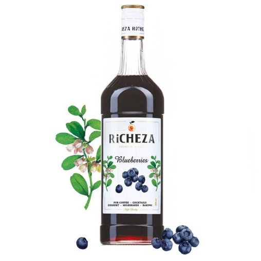 Сироп RiCHEZA Blueberries Черника стекло 1000 мл