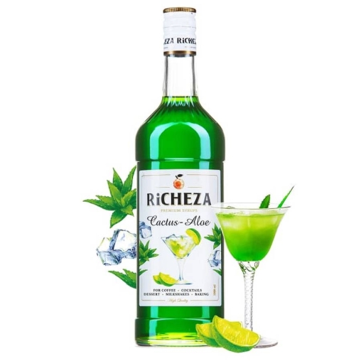Сироп RiCHEZA Cactus Aloe Кактус-Алоэ стекло 1000 мл