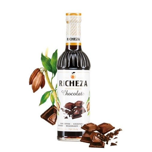 Сироп RiCHEZA Chocolate Шоколад стекло 330 мл