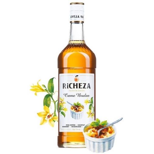 Сироп RiCHEZA Creme Brulee Крем-Брюле стекло 1000 мл