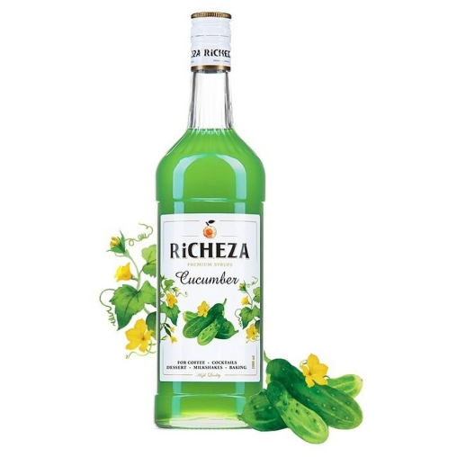 Сироп RiCHEZA Cucumber Огуречный стекло 1000 мл