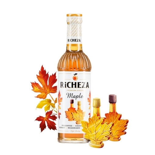 Сироп RiCHEZA Maple Кленовый стекло 330 мл