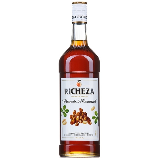 Сироп RiCHEZA Peanuts in caramel Арахис в карамели стекло 1000 мл