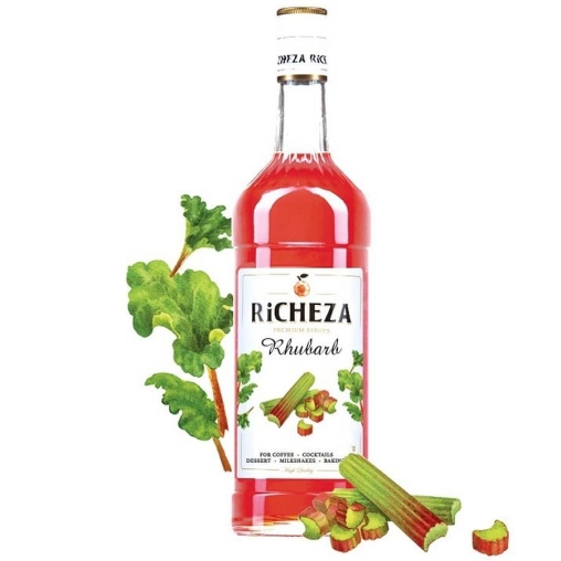 Сироп RiCHEZA Rhubarb Ревень стекло 1000 мл