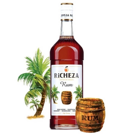 Сироп RiCHEZA Rum Карибский Ром стекло 1000 мл