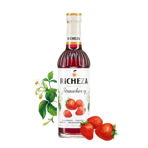 Сироп RiCHEZA Strawberry Клубника стекло 330 мл