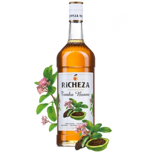 Сироп RiCHEZA Tonka beans Бобы тонка стекло 1000 мл
