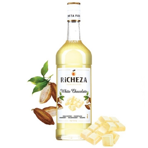 Сироп RiCHEZA White chocolate Белый шоколад стекло 1000 мл