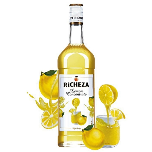Концентрат RiCHEZA Lemon Лимон стекло 1000 мл