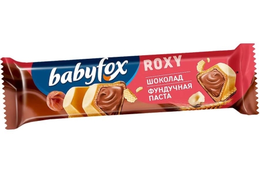 Вафельный батончик Babyfox Roxy Шоколад Ореховая паста 18,2 г